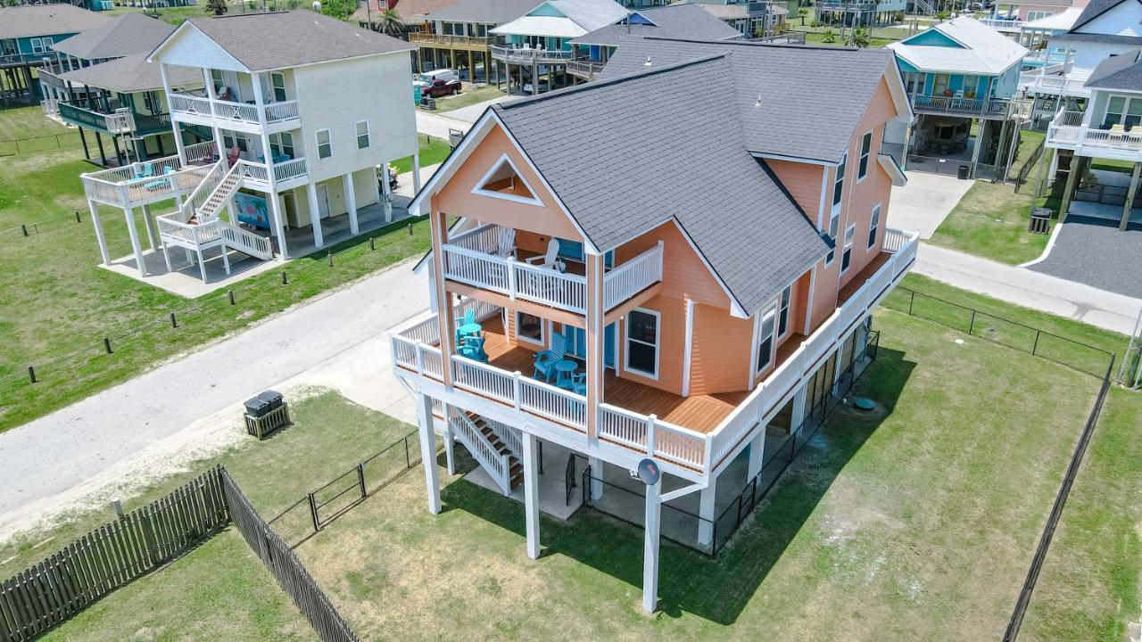 Spring Break Specials! Front Row Views - Tiki Bar - Playground Villa Bolivar Peninsula Luaran gambar