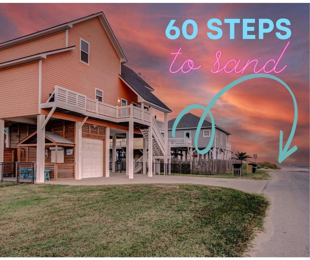 Spring Break Specials! Front Row Views - Tiki Bar - Playground Villa Bolivar Peninsula Luaran gambar